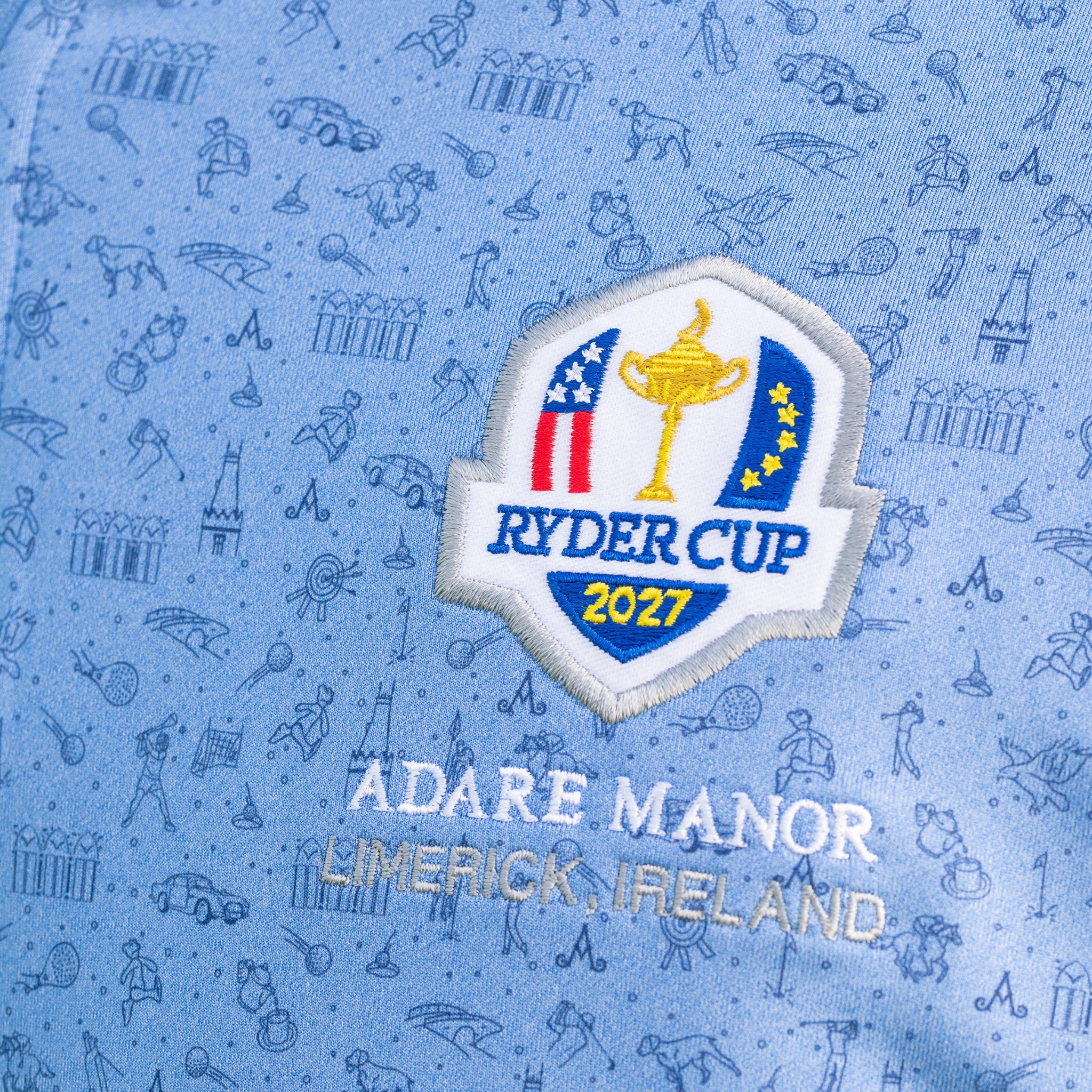 Ryder Cup 2027- Mens Bespoke Adare Manor Golf 1/4 zip