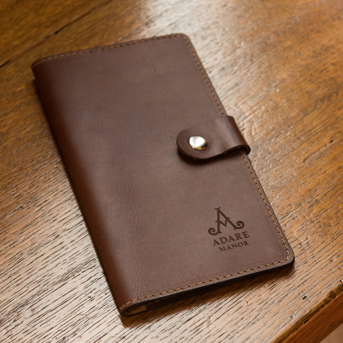 CarveOn Leather Adare Manor Branded Travel Wallet