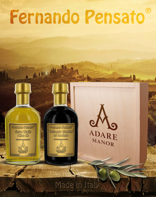 Premium Olive Oil and Balsamic Vinegar Set Adare Manor