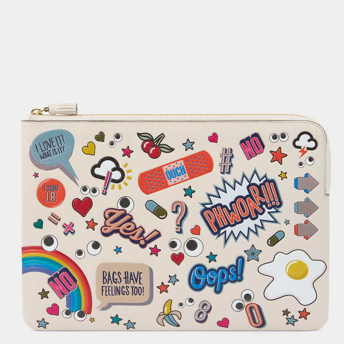 Anya Hindmarch- All Over Stickers Laptop Case