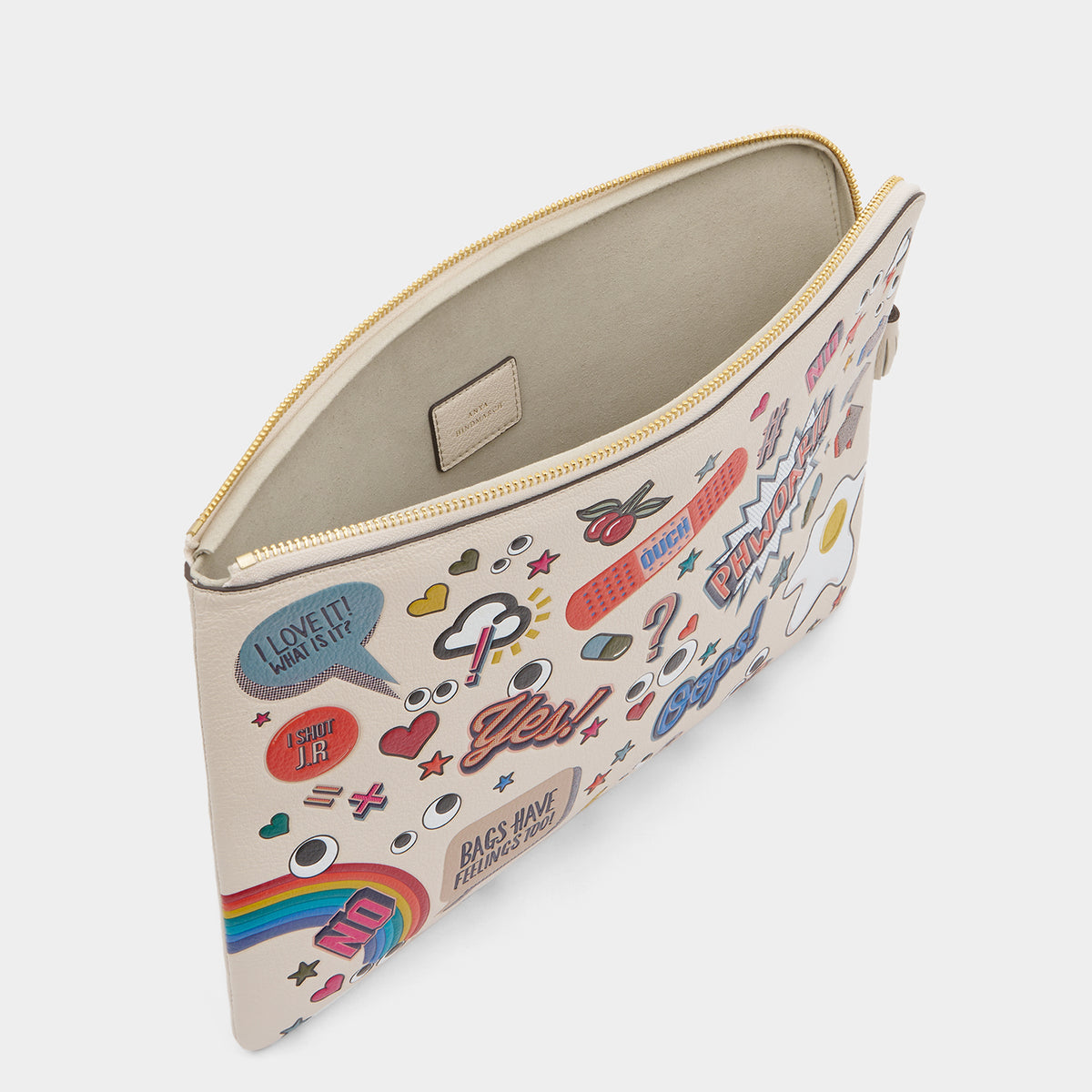 Anya Hindmarch- All Over Stickers Laptop Case