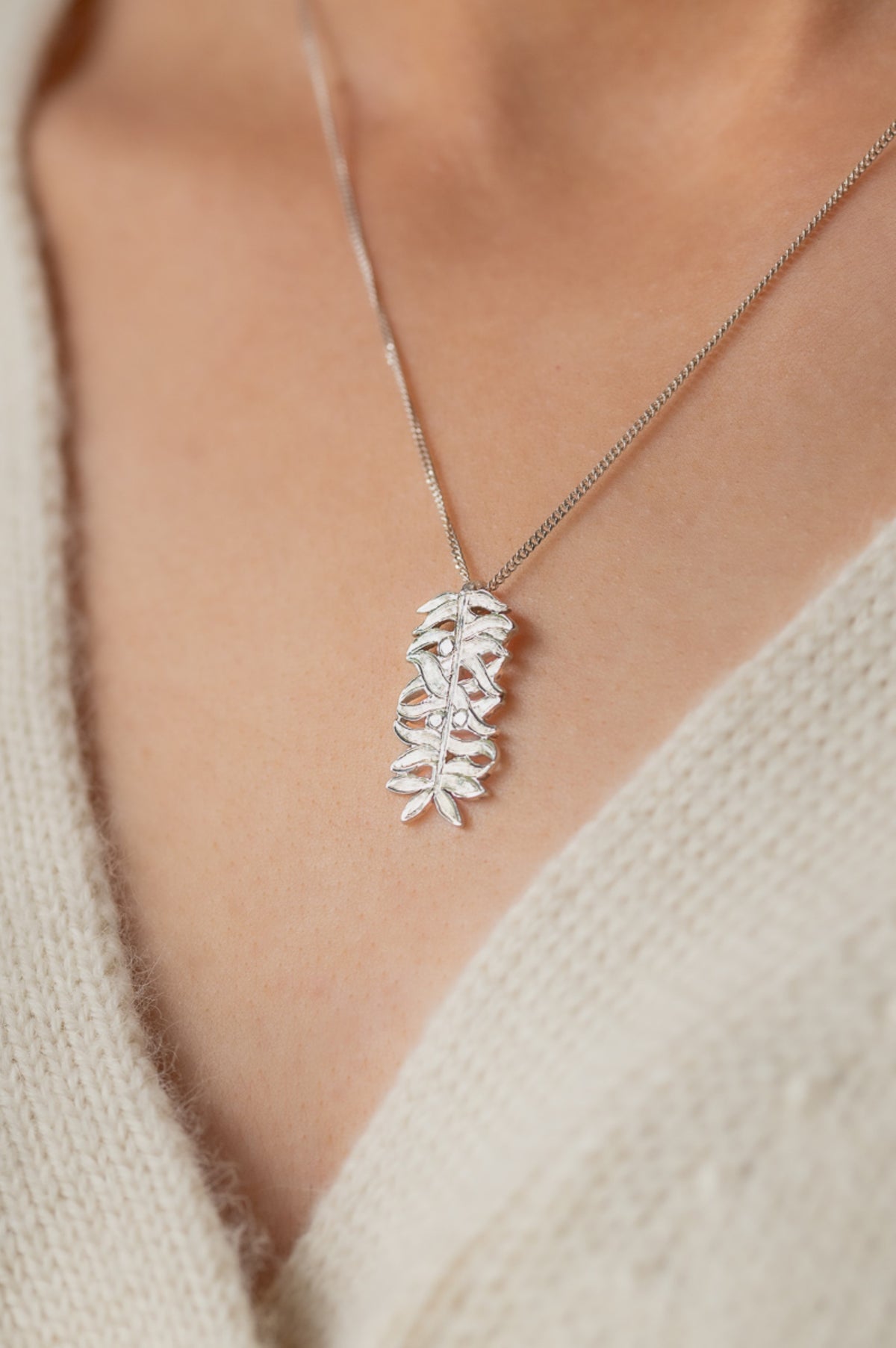 Soul Engraver– Silver Yew Pendant