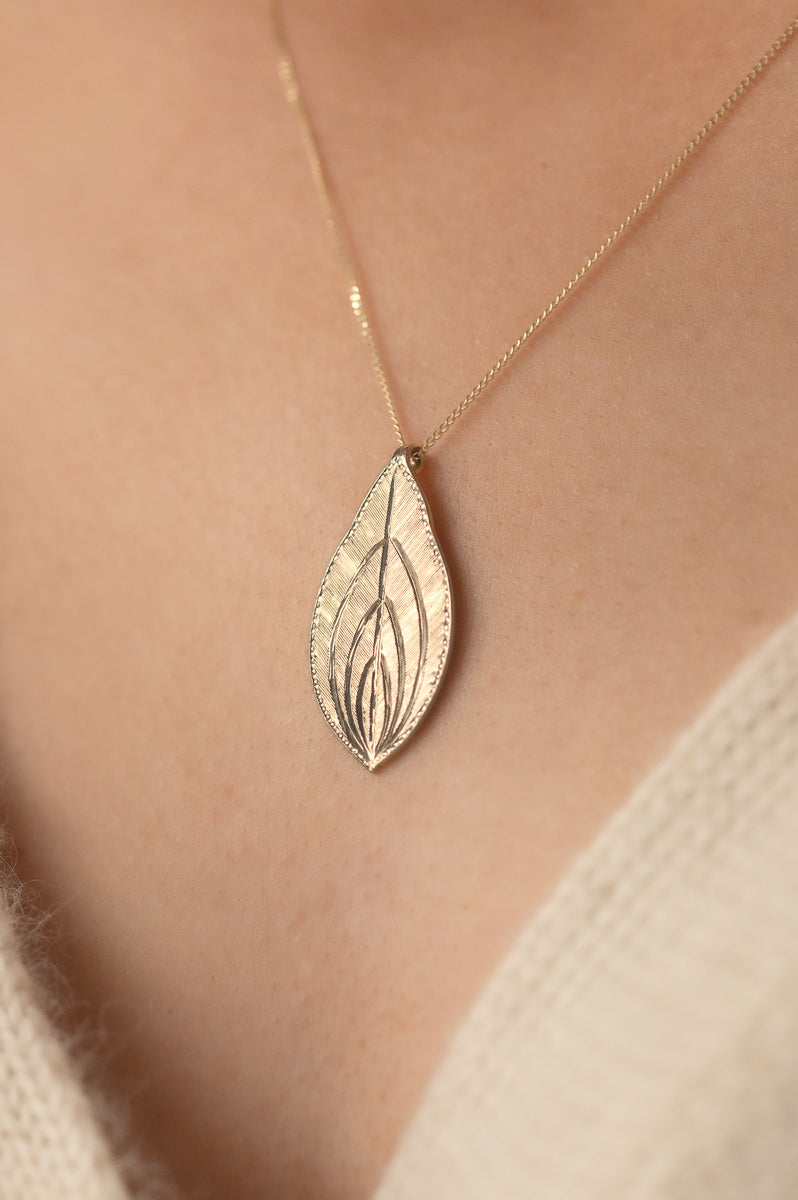 Soul Engraver- Buckthorn Gold Pendant