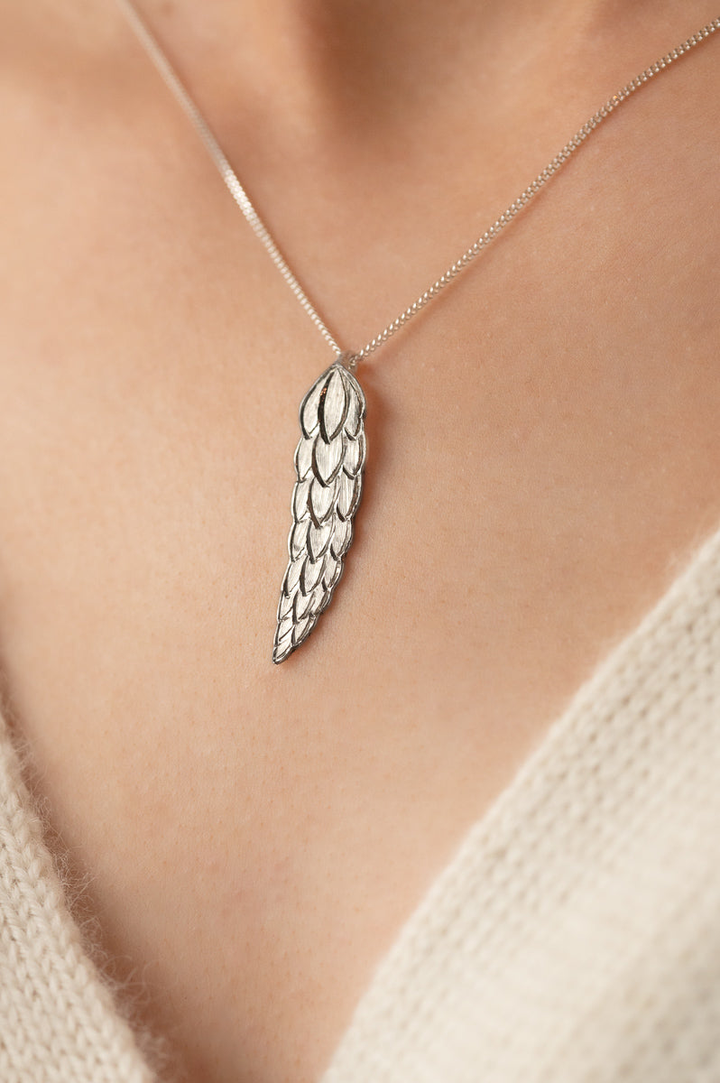 Soul Engraver- Heather Silver Pendant