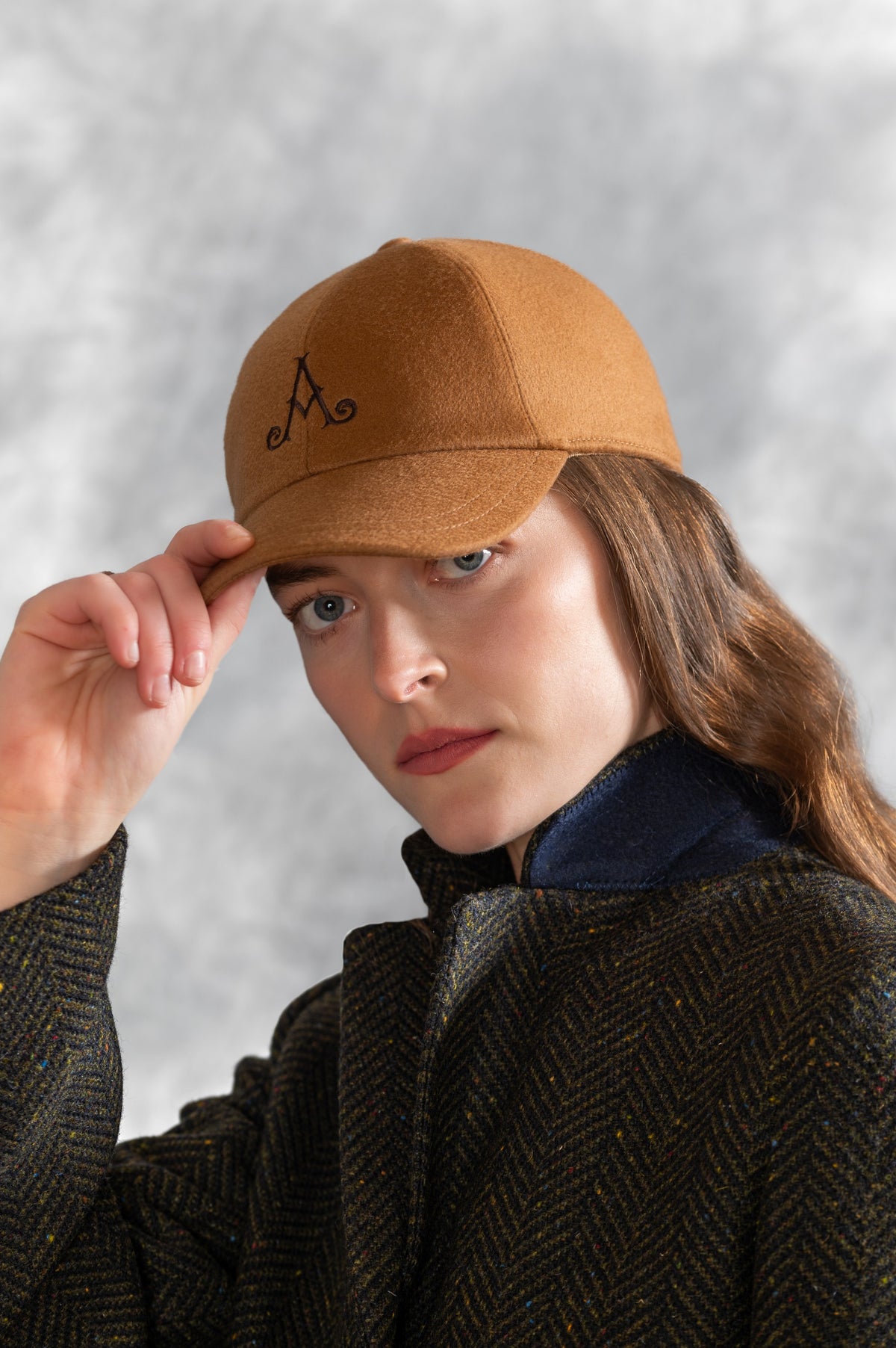 Adare Manor Bespoke Cashmere Cap - Camel