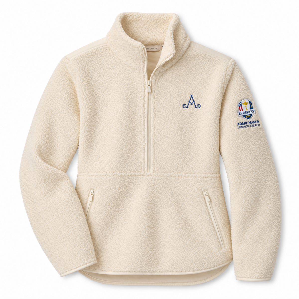 Adare Manor Ryder Cup 2027 - Ladies Tilly Sherpa Fleece Soft White