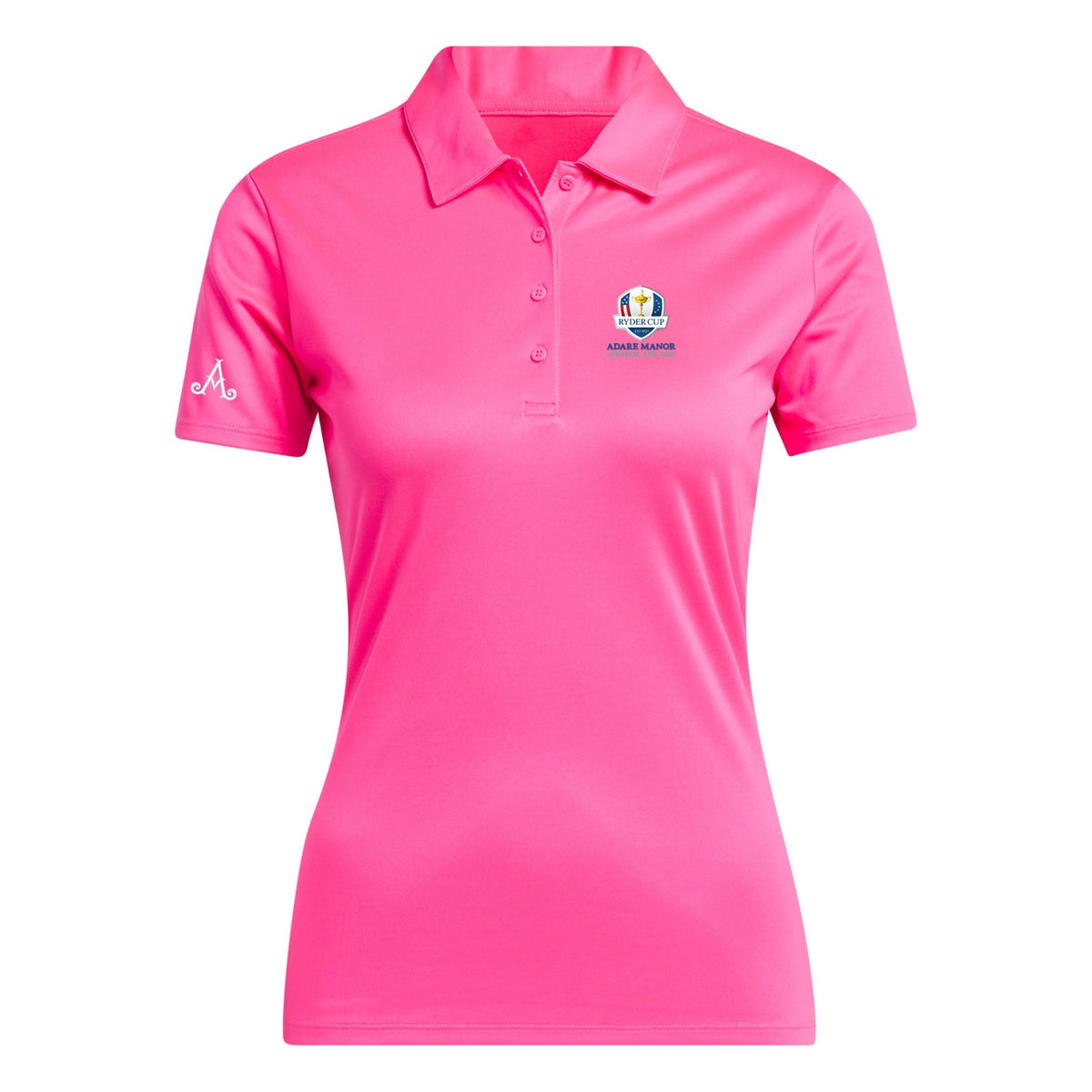 Ryder Cup 2027 -  Adidas Ladies Adare Manor Pink Polo