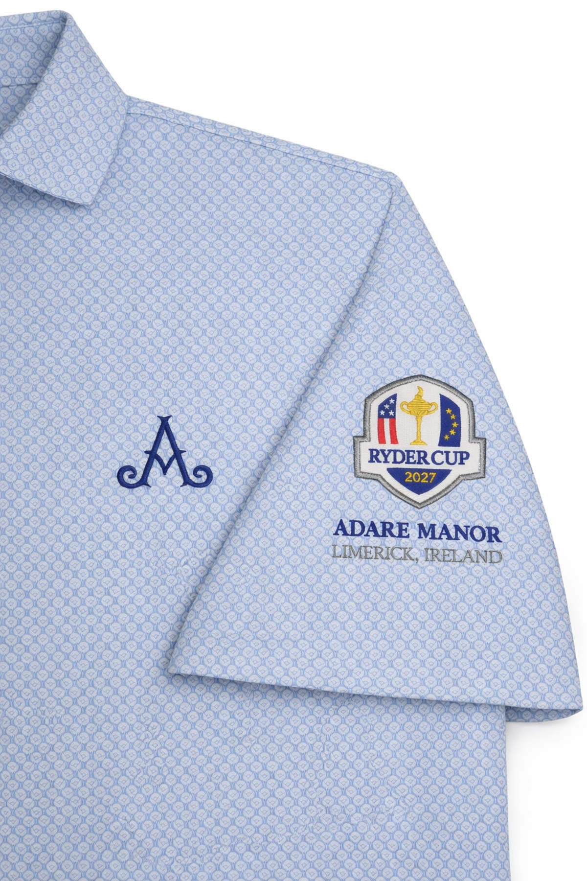 Ryder Cup 2027 - Adare Manor Medina Performance Polo - Blue