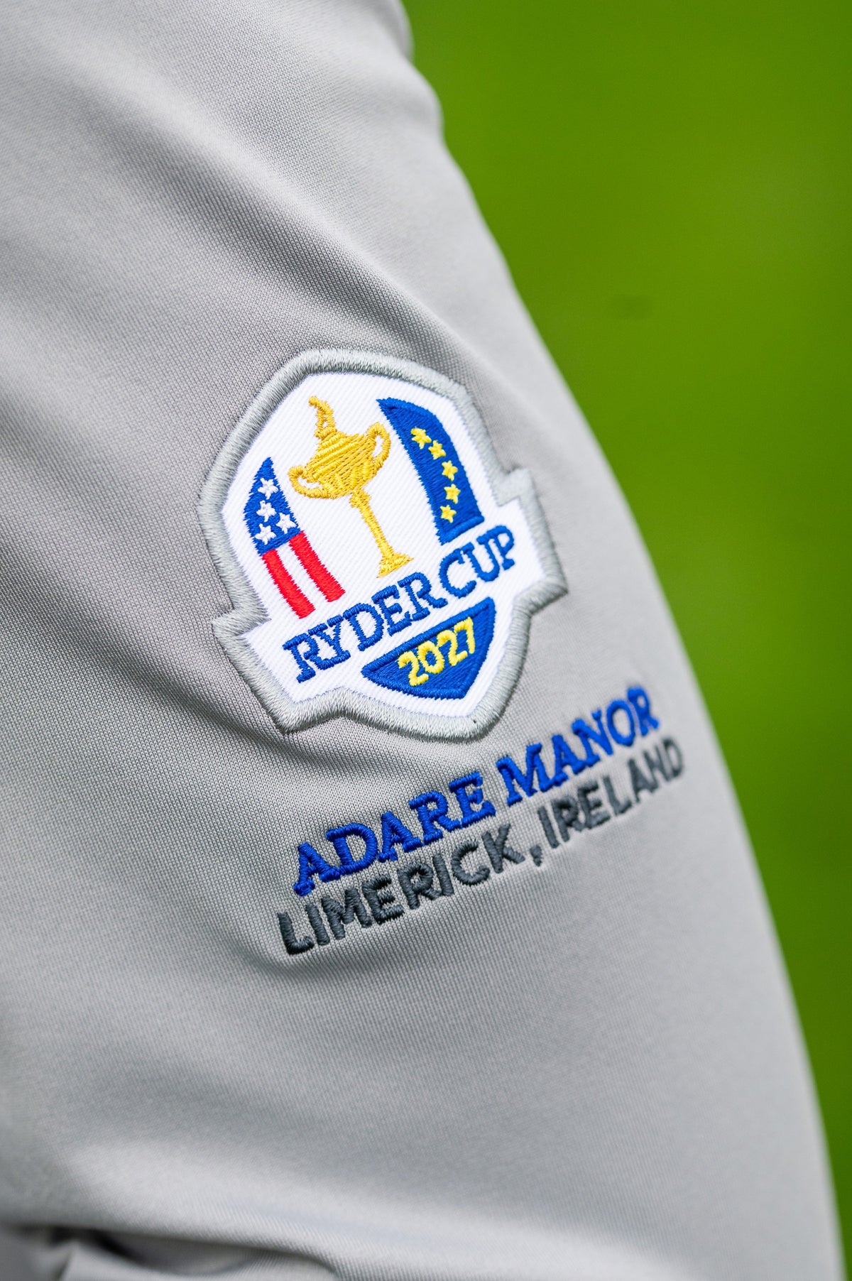 Ryder Cup 2027-  Mens Bespoke Adare Manor Golf Hoodie Grey