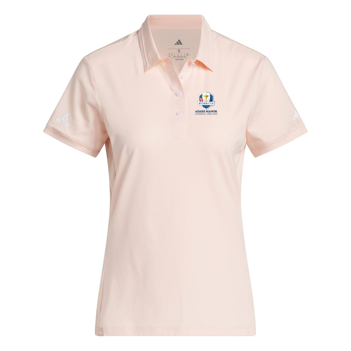 Ryder Cup 2027 -  Adidas Ladies Adare Manor Peach Polo