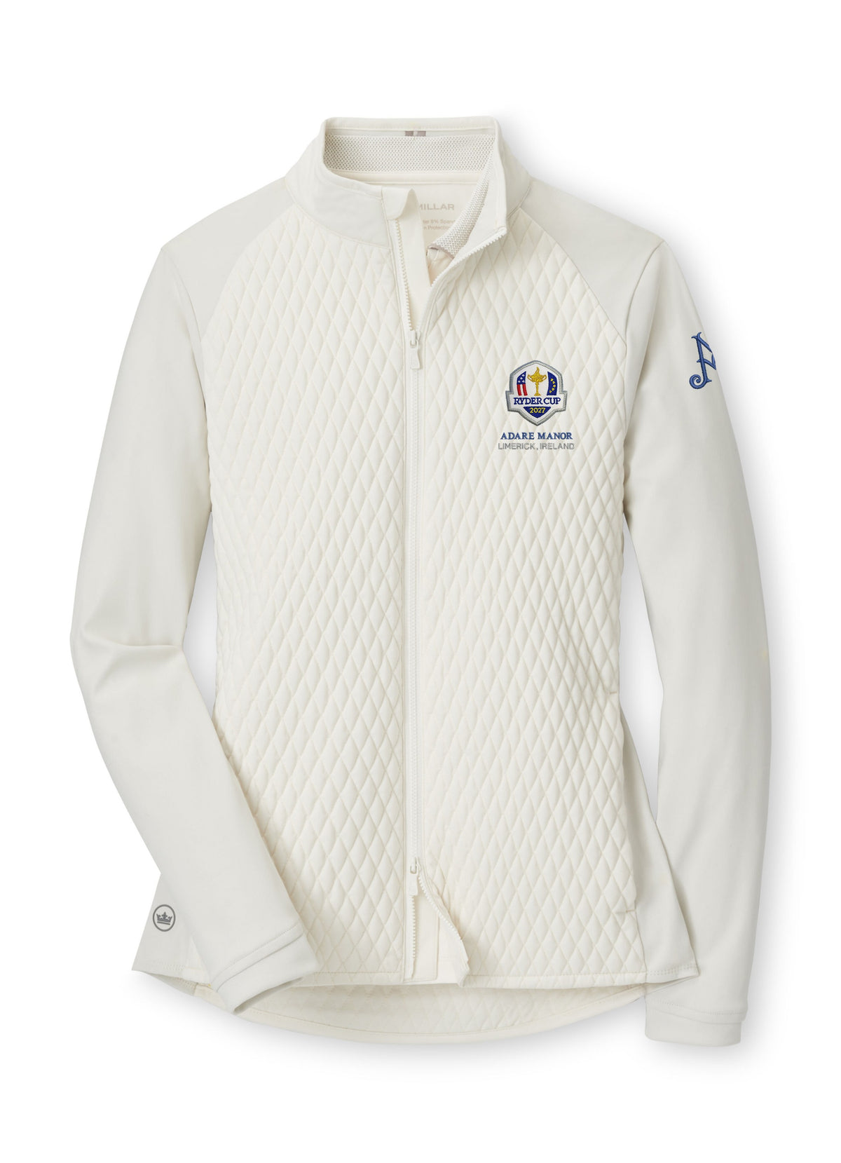Ryder Cup 2027 - Ladies Ivory Quilt Hybrid Jacket