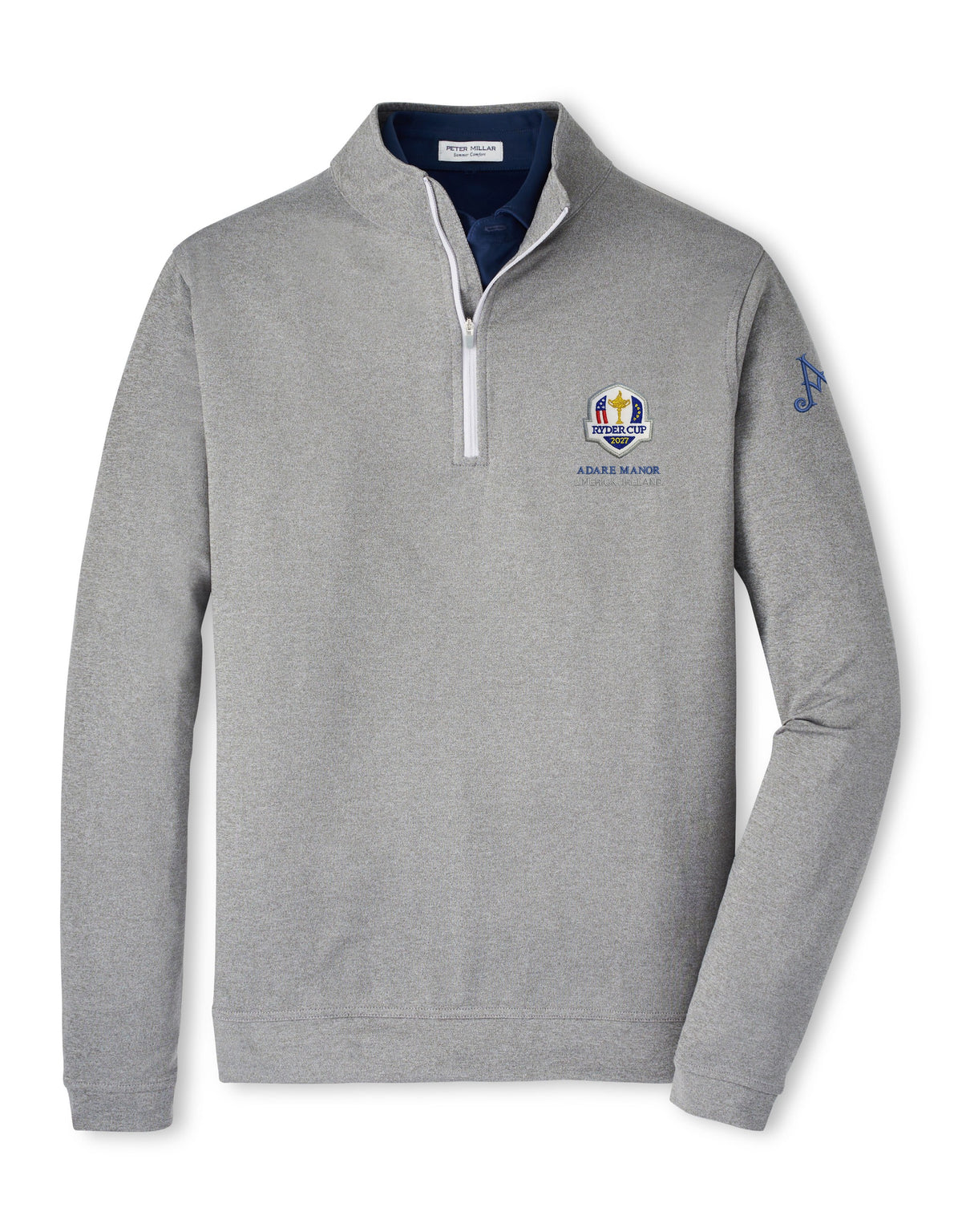 Ryder Cup 2027- Smoke Grey Perth 1/4 Zip Pullover