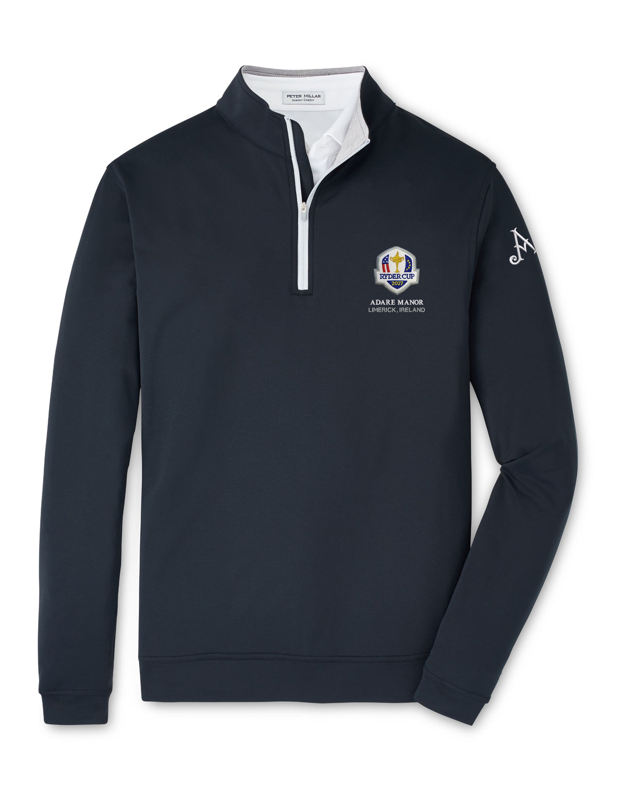 Ryder Cup 2027- Black Perth 1/4 Zip Pullover