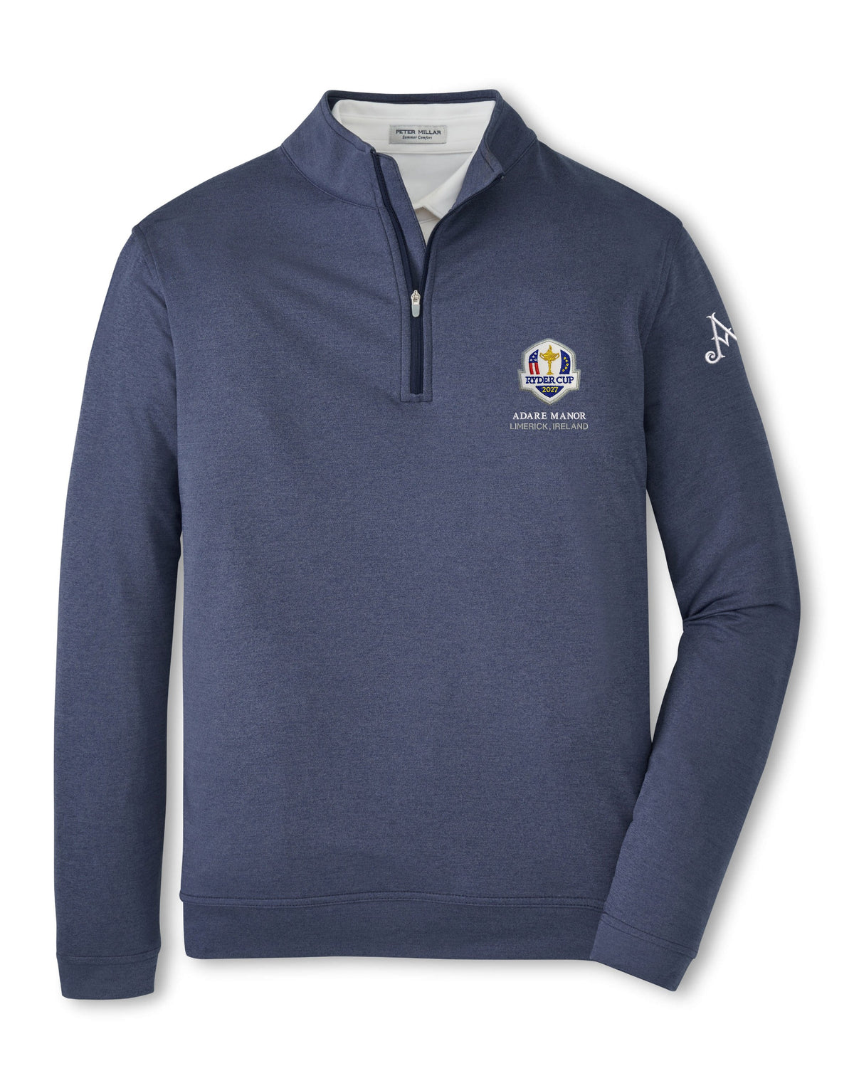 Ryder Cup 2027- Navy Perth 1/4 Zip Pullover