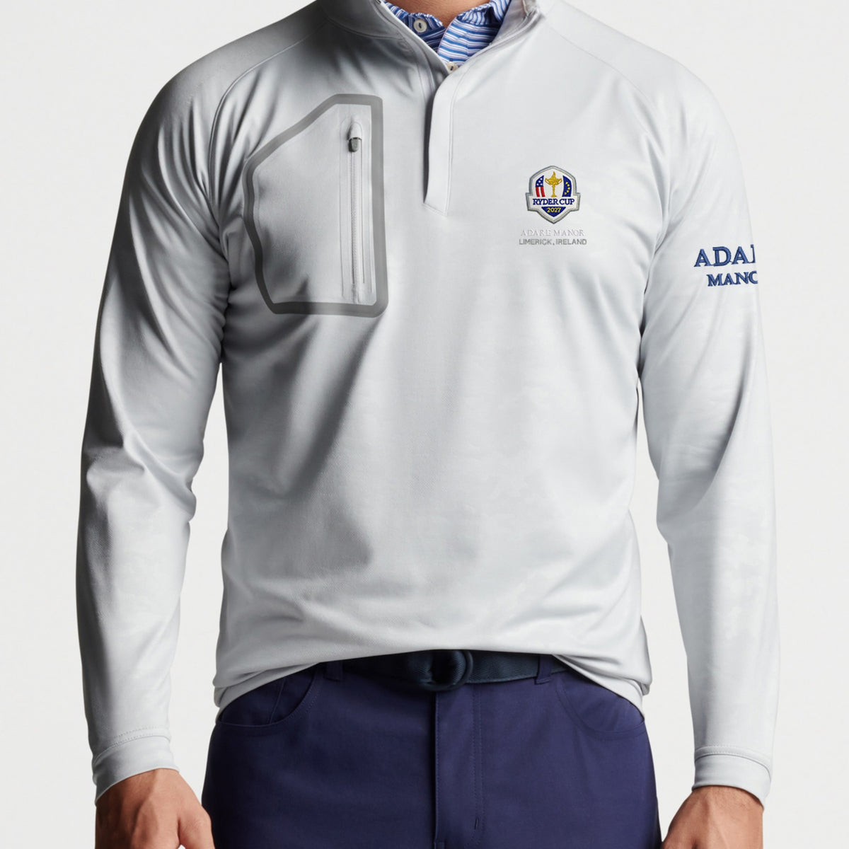 Ryder Cup 2027 - Grey Forge Performance 1/4 zip