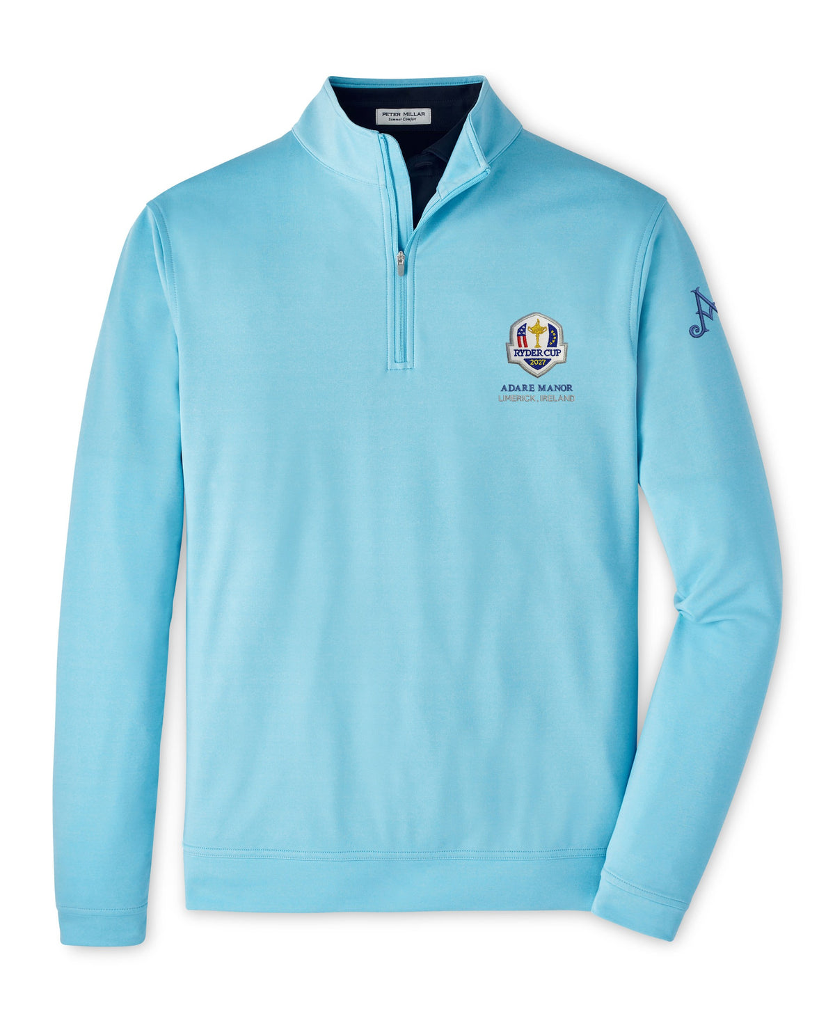 Ryder Cup 2027- Seaside Blue 1/4 Zip Pullover