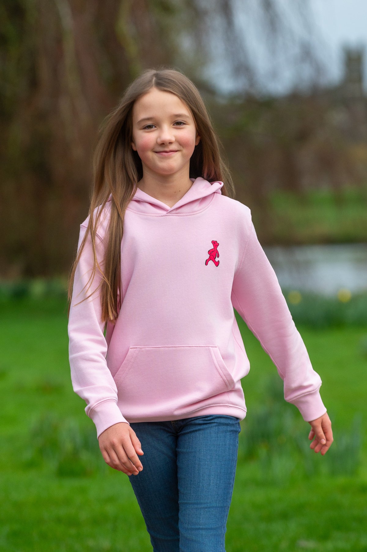 Adare Manor - Kids Organic Cotton Pink Hoodie