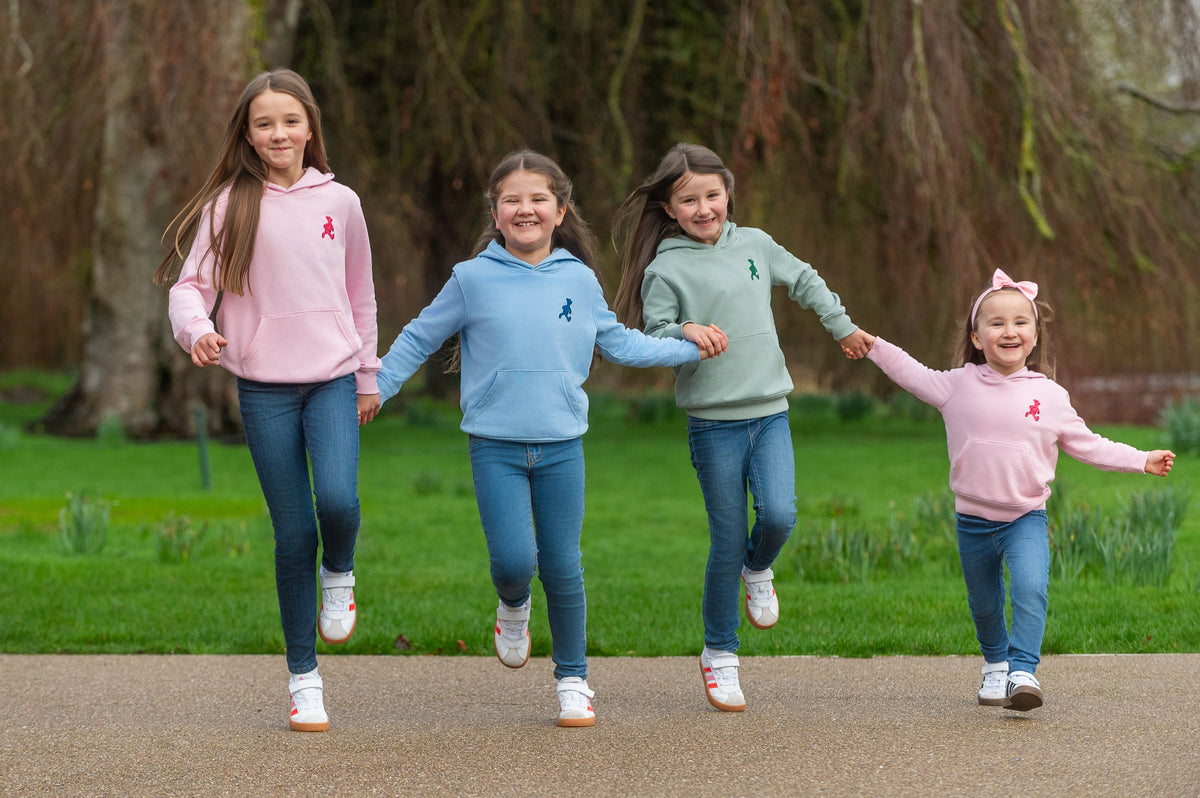 Adare Manor - Kids Organic Cotton Blue Hoodie