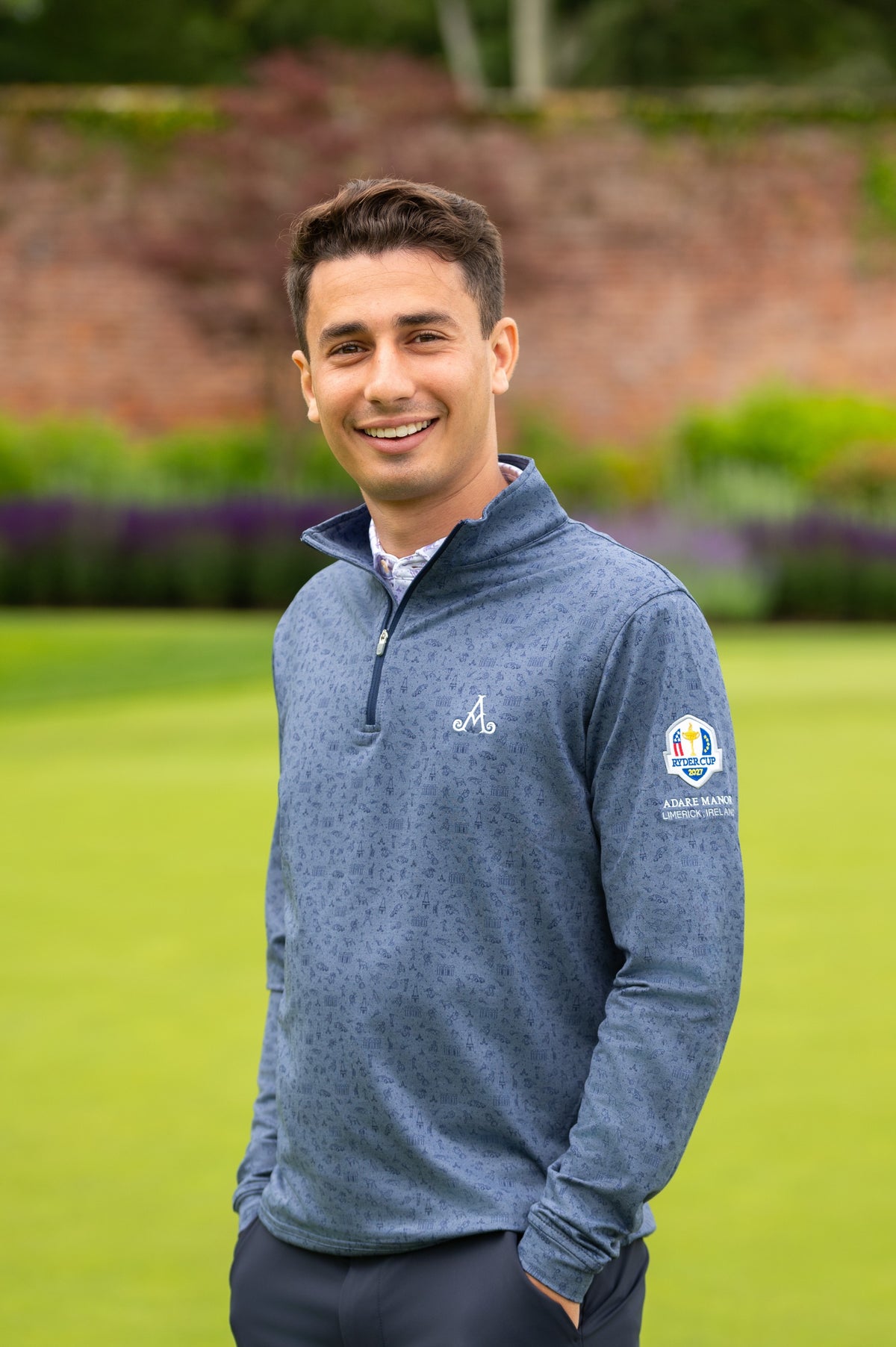 Adare Manor Ryder Cup 2027-  Mens Bespoke Adare Manor Golf Navy