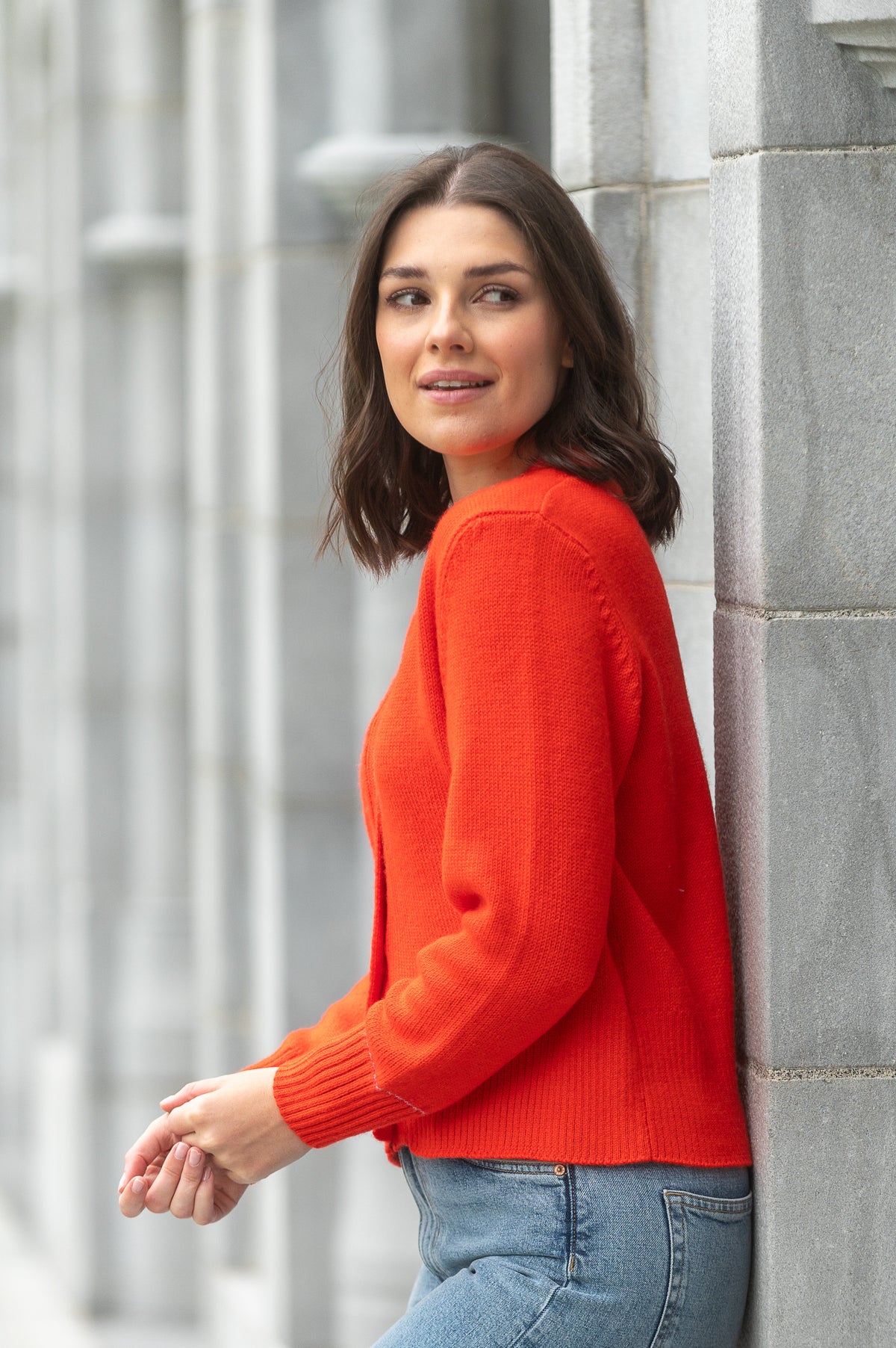 Cayo Cardigan- Burnt Orange - Adare Manor