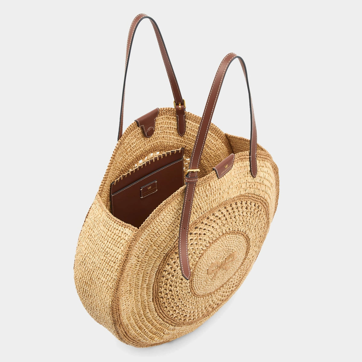 Anya Hindmarch- Raffia Round Bow Tote