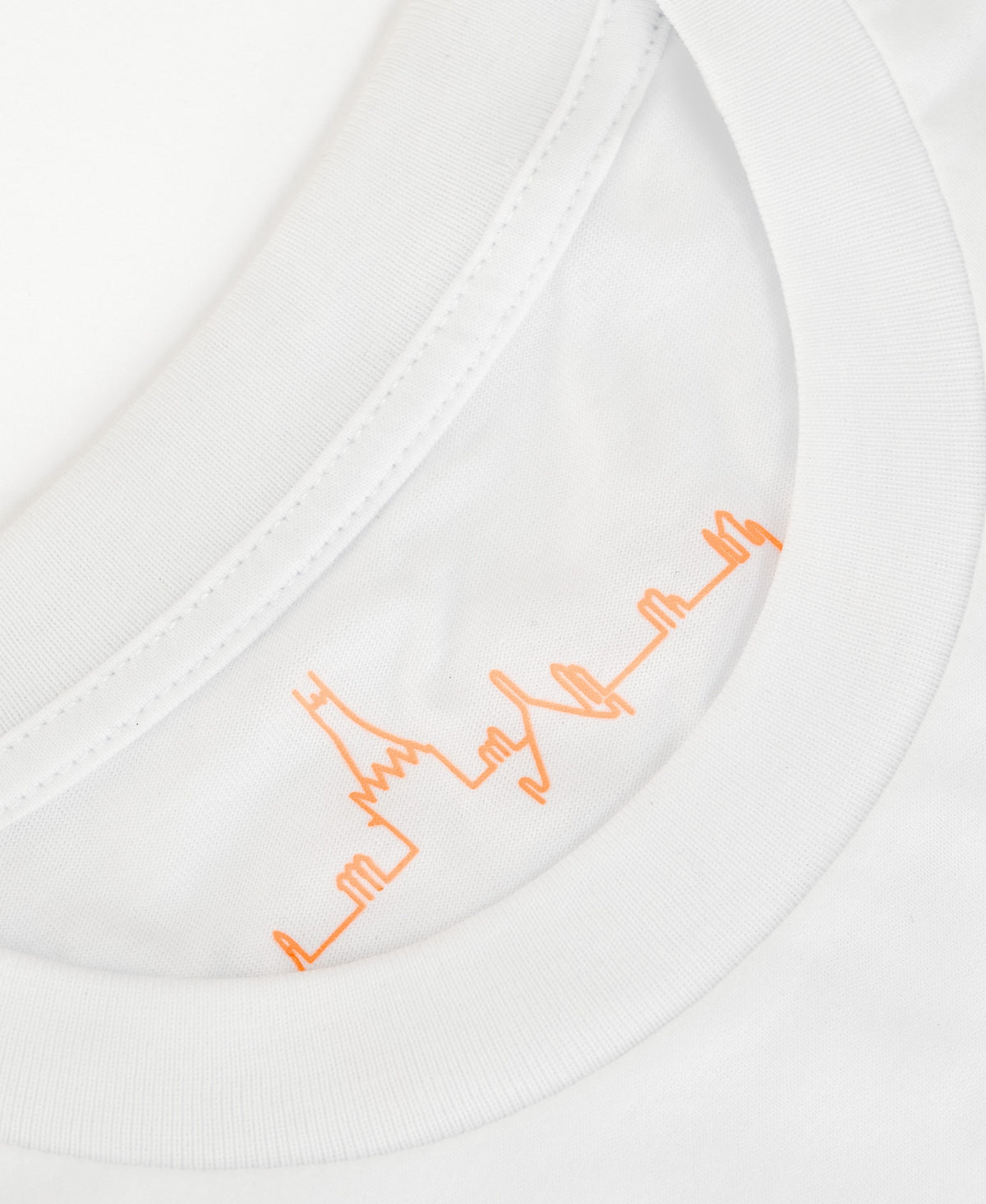 Adare Manor - Mens Organic Cotton T-Shirt with Orange logo