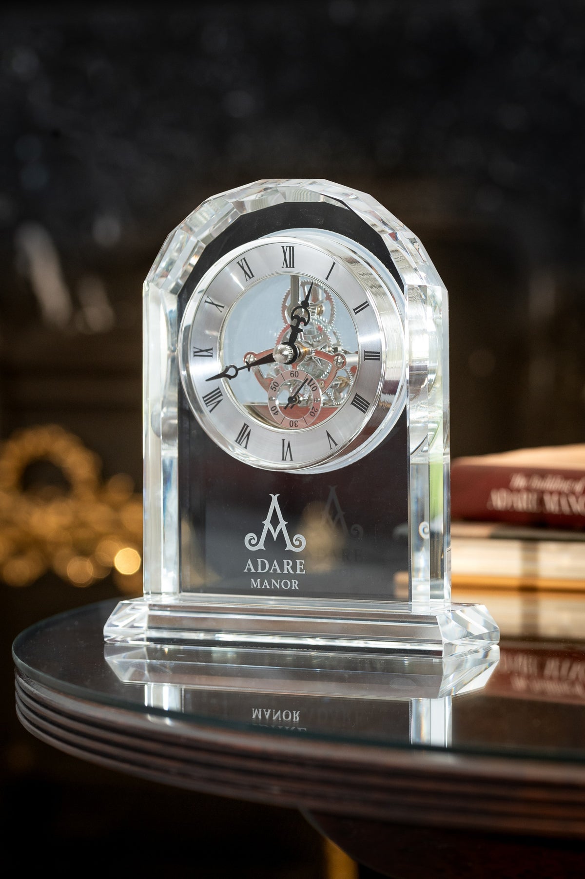 Adare Manor - Tipperary Crystal Carriage Clock