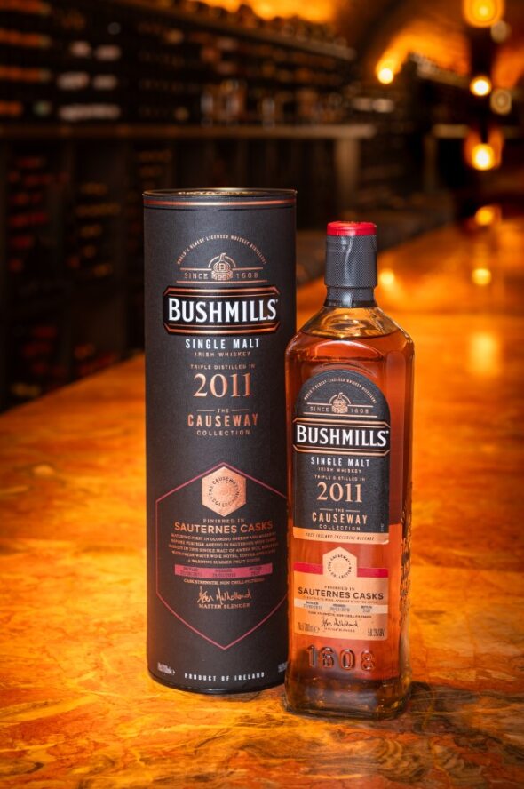 Bushmills Causeway- Single Malt Irish Whiskey Triple Distilled in 2011