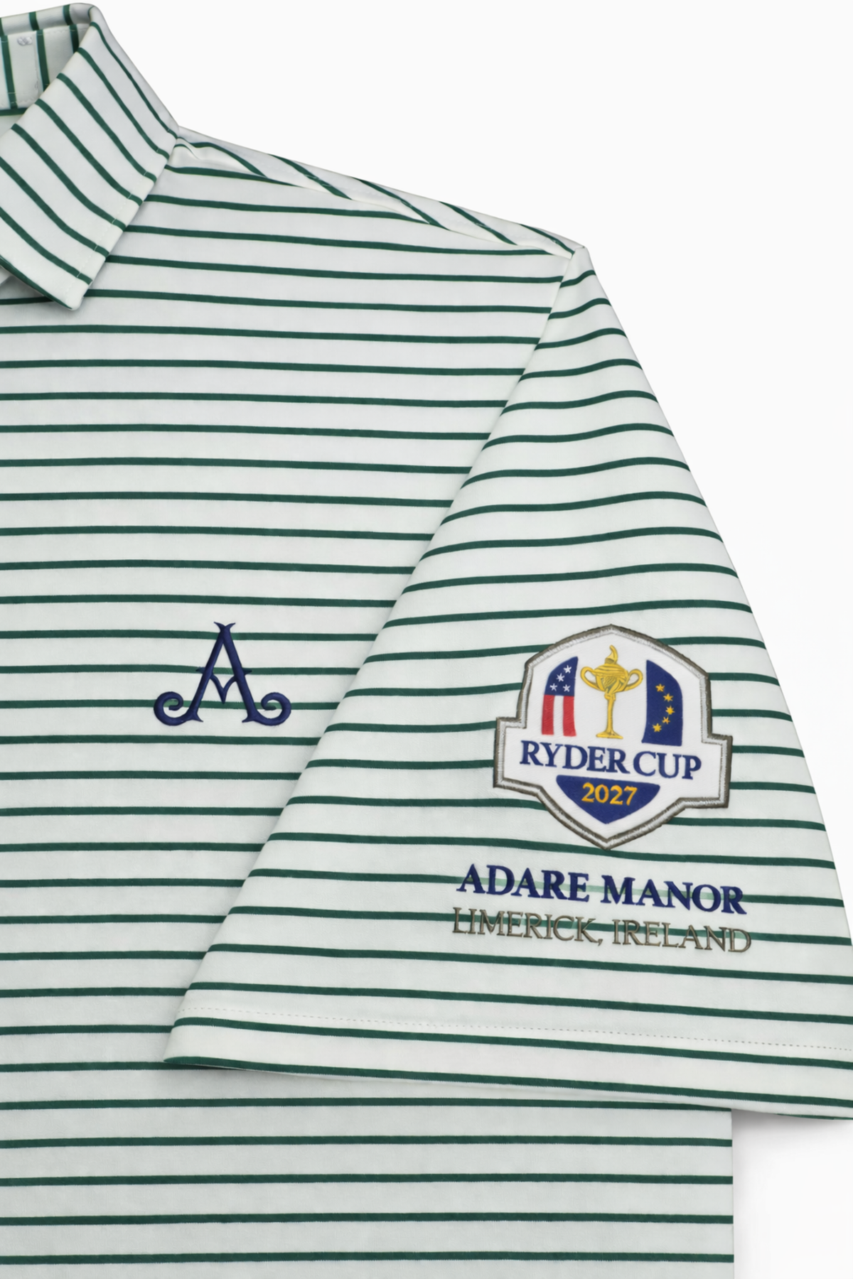 Ryder Cup 2027 - Adare Manor Dunnes Performance Polo - Green