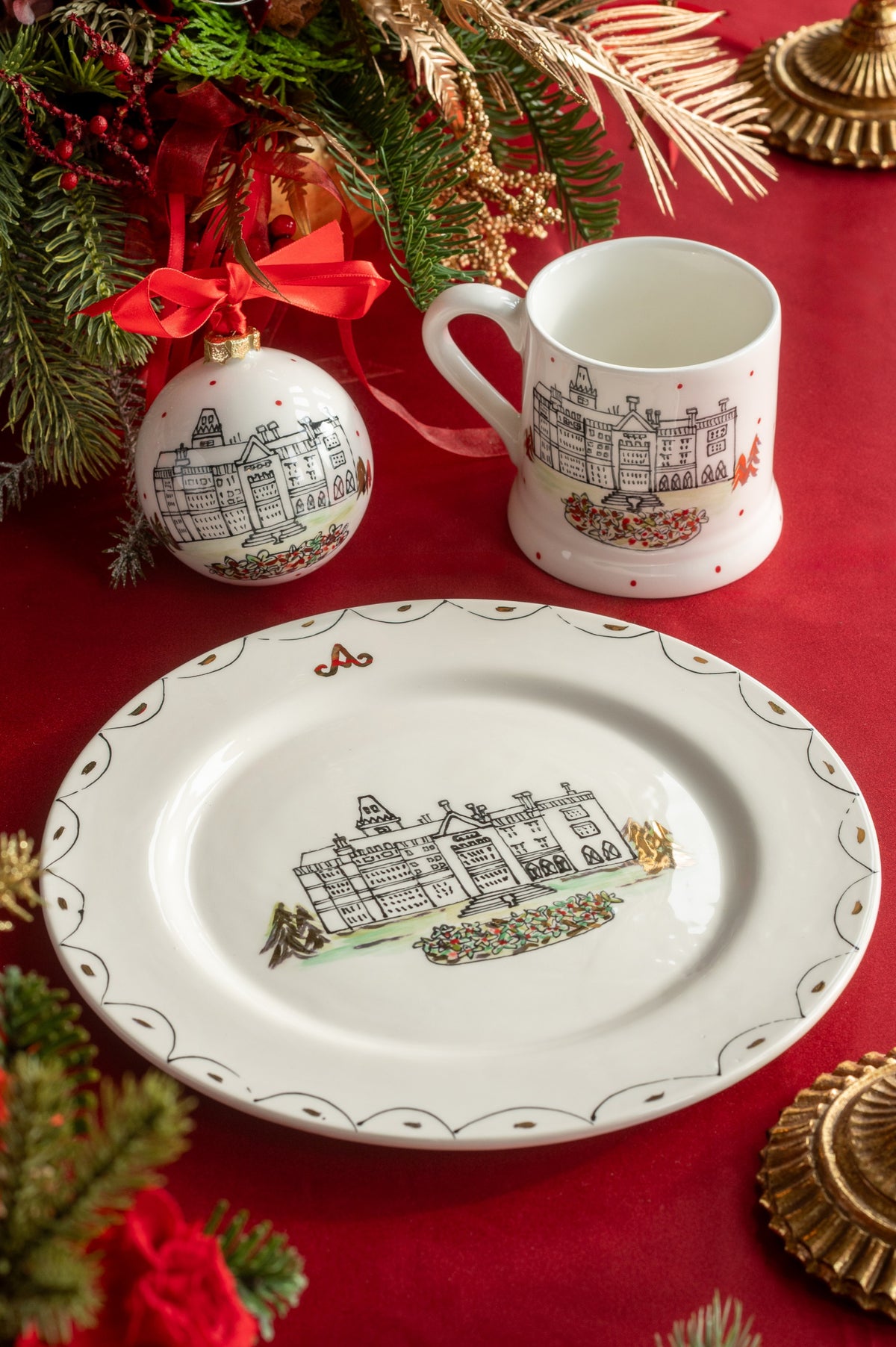 Jayne Redmond- Hand Crafted Christmas Plate